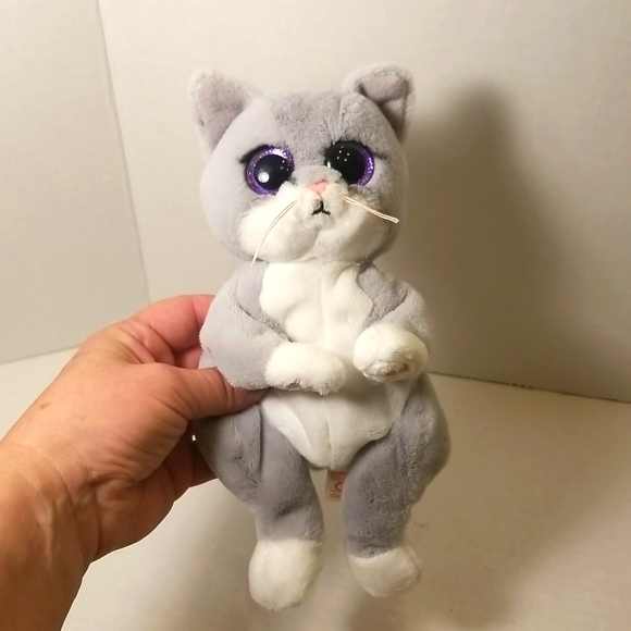Ty Beanie Bellies Collection Morgan Grey Kitty 2022 - Picture 6 of 10